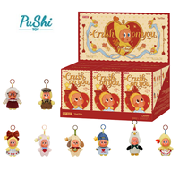 Vente en gros POP MART Twinkle Twinkle Crush on You Series Pendentif en peluche Boîte mystère Thème Amour Romantique Poupées Cadeau
