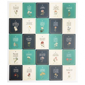 Tarjetas de Afirmación Diaria de Amor Propio, con Esquinas Redondeadas y Tacto Suave, con Soporte de Madera en una Caja con Cinta - Product Image 4