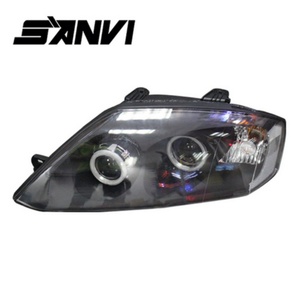 Car Headlight Assembly for Hyundai-Coupe 2002-2005 with HID Bulb LED Angel Eye Retrofit Car Part Maintenance Auto Lighting Parts - Product Image 6