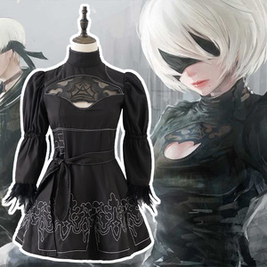 <span class=keywords><strong>YoRHa</strong></span> No. Costume de cosplay de personnage de dessin animé de type B pour filles et adultes, ensemble complet en polyester - Product Image 4