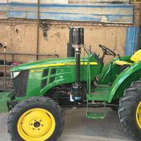 Tracteur à roues d'occasion John Deere 3B-554, 55 CV, quatre roues motrices, 300 heures de fonctionnement, état d'origine premium, moteur 4 cylindres