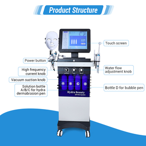 Bán hàng nóng chuyên nghiệp 15 trong 1 Hydra vẻ đẹp trên khuôn mặt máy loại bỏ mụn đầu đen máy - Product Image 2