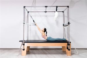Réglable Maison Pilates Reformer Studio Machine Durable Cadillac <span class=keywords><strong>Tour</strong></span> <span class=keywords><strong>De</strong></span> <span class=keywords><strong>Lit</strong></span> Équipement Portable Core Formation Santé KangDe KD007 - Product Image 6