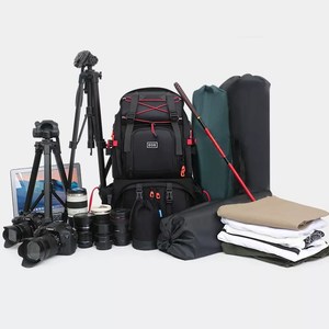 大型アウトドアカメラバックパック、プロ用写真撮影バッグ、ノートパソコン三脚ホルダー付き、ハイキング旅行用デジタル一眼レフカメラバックパック（男性用） - Product Image 6