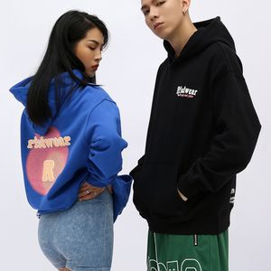 Tuta da uomo personalizzabile plus size di alta qualità con stampa in cotone di vendita calda a maniche lunghe pull over felpe con cappuccio da coppia street wear - Product Image 1