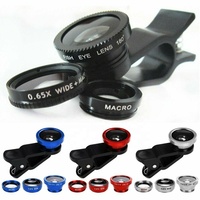 Objectif grand angle de téléphone portable de 14 pouces, accessoires macro pour ornements de la caméra de noël