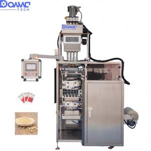 Machine d'emballage entièrement automatique multi-voies pour poudre de cellulose de fibres alimentaires, sachet scellé sur 4 côtés, machine d'emballage de poudre de piment - Product Image 4