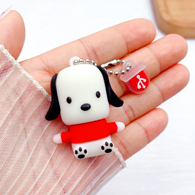 High Speed New Cartoon Puppy 3D Model USB 2.0 Flash Drive 2-Year Warranty 18-20MB/s Reading Speed 8-10MB/s Writing Speed