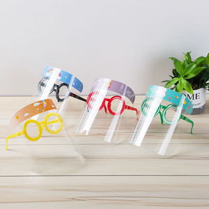 Venta al <span class=keywords><strong>por</strong></span> mayor los niños al aire libre <span class=keywords><strong>cara</strong></span> visera gafas Anti polvo Escudo de plástico lente para <span class=keywords><strong>la</strong></span> escuela - Product Image 3