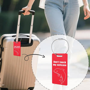 Etiqueta de Equipaje de Aluminio Metálico Personalizada con Logotipo, Moderna, para Maletas de Viaje, 1mm Mate para Grabado, Venta al Por Mayor - Product Image 5