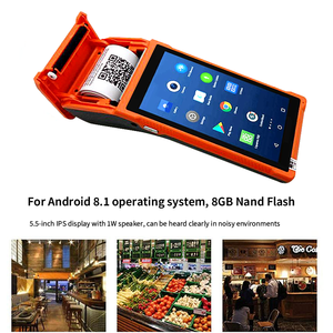 Máy In Hóa Đơn POS Máy Quét Mã Vạch <span class=keywords><strong>Android</strong></span> 8.1 1D/2D Thiết Bị Đầu Cuối PDA Cầm Tay - Product Image 2
