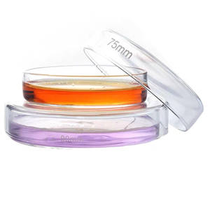 Placa de Petri de vidrio borosilicato HAIJU LAB, diferentes tamaños con tapa, cristalería de primera calidad - Product Image 5