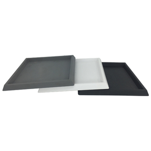 Factory 1 inch square plastic saucer for garden planter