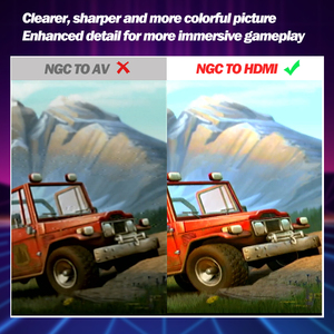 Bitfunx gametube video <span class=keywords><strong>HDMI</strong></span> chuyển đổi kỹ thuật số AV sang <span class=keywords><strong>HDMI</strong></span> gc2hdmi cho ngc DOL-001 gametube Adapter Retro trò chơi phụ kiện - Product Image 6