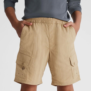 Pantalones Cortos Cargo para Niños, Elegantes, Ecológicos, Antiarrugas, de Secado Rápido, Transpirables, con Múltiples Bolsillos, Ajuste Cómodo, Perfectos para Actividades al Aire Libre - Product Image 2