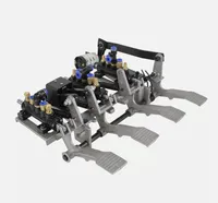 Machine à changer les pneus, cadre en acier, 4 pédales, valve pneumatique et commande par interrupteur, par pneu