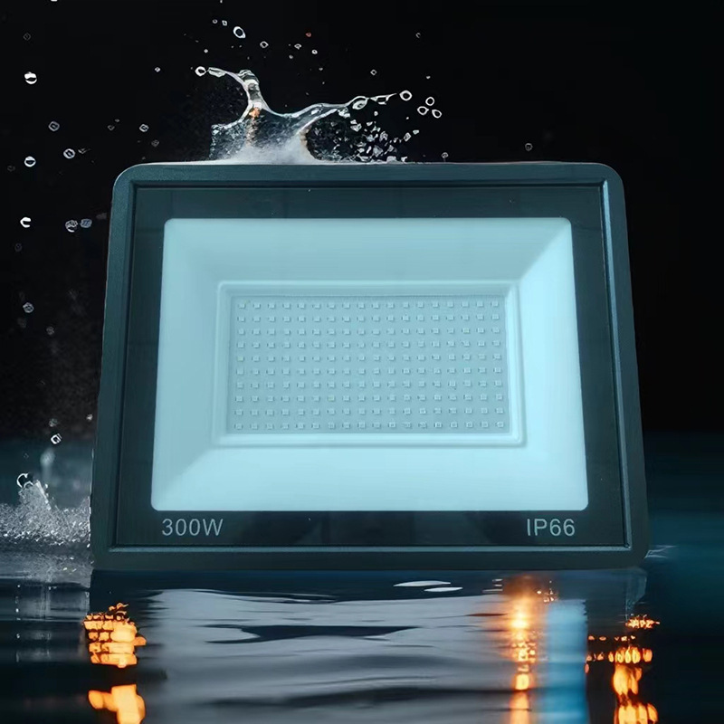 Small Outdoor LED Floodlight Aluminum Waterproof Billboard Spotlight Landscape Engineering Street Lighting IP66 Rating