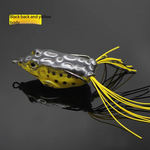 Señuelo de Pesca LOVITA, Artificial, Suave, de PVC, Simulación de Rana, 5g/8g/13g, Doble Anzuelo con Barba, para Pesca de Lubina - Product Image 6
