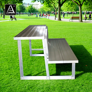 Comedor personalizado, comedor, muebles de exterior, Banco de aluminio, asiento, jardín, Picnic, juego de mesa y silla de aluminio, Banco de mesa de comedor - Product Image 6