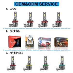 Auto S350 H11 Plug and Play faros LED 60W 8000K 40000 30000 lúmenes bombillas de faros de coche para <span class=keywords><strong>H5</strong></span> H1 H4 H7 H13 9005 9006 - Product Image 3