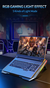 Nouveau produit 17 pouces <span class=keywords><strong>portable</strong></span> mince en alliage d'aluminium support <span class=keywords><strong>pour</strong></span> <span class=keywords><strong>ordinateur</strong></span> <span class=keywords><strong>portable</strong></span> 3 ventilateurs led silencieux jeu RGB refroidisseur d'<span class=keywords><strong>ordinateur</strong></span> <span class=keywords><strong>portable</strong></span> - Product Image 3