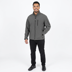 New Arrival <b>Winter</b> Custom Logo Softshell <b>Jacket</b> for Men Simple Outdoor Casual Style Men's Work Softshell <b>Jacket</b> - Product Image 1