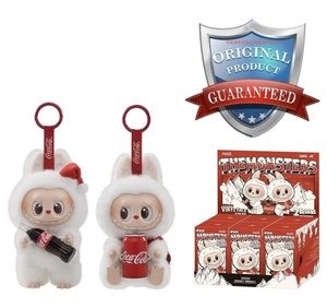 Produit officiel authentique Popmart Labubu the Monsters CO CAA-COLA Series Blind Box Figurines d'<span class=keywords><strong>action</strong></span> mignonnes Jouets en peluche Poupée - Product Image 1