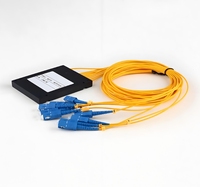 1x8 1M PLC Splitter ABS Box avec SC/UPC Connector Box Box Splitter Fiber Optic Splitter