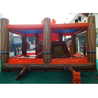 Château gonflable commercial sur le thème des Vikings, maison de saut gonflable pour la location d'événements, divertissement pour enfants