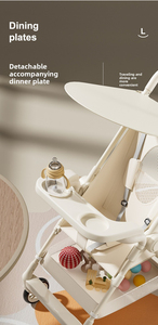 Cochecito de bebé ultraligero y plegable con asiento reclinable, cochecito compacto para niños de hasta 3 años, portátil para viajes - Product Image 2