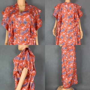 Nueva llegada mujeres Dubai turco <span class=keywords><strong>Toga</strong></span> estilo africano nuevo estampado vestido de talla grande - Product Image 5