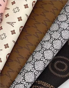 Cuero de PVC Directo de Fábrica, Estampado de Flores Antiguas, Cuadros, para Maletas, Cajas de Vino, Embalaje, Carteras, Tapicería de Tela, Bolsos - Product Image 5