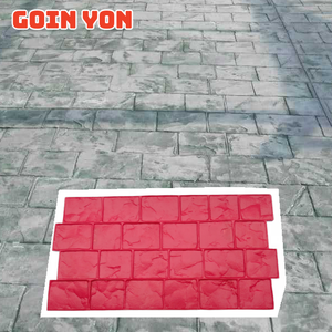 Adoquín de cemento para pasillos de patio, adoquín de cemento estampado tipo ladrillo, adoquín de hormigón estampado tipo adoquín maya - Product Image 1