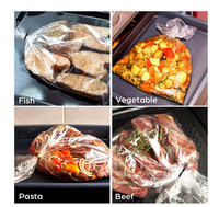 Sac de cuisson en nylon imprimé par gravure résistant aux hautes températures et compatible micro-ondes Hongsheng DK-05 pour dinde et poulet