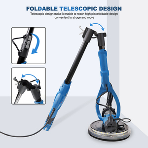 Máy chà nhám tường điện HERZO 220V 850W, máy mài tường với đèn LED, máy chà nhám tường công nghiệp - Product Image 5