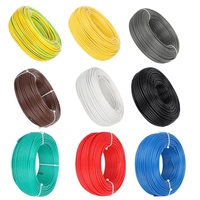Fil de raccordement à code couleur pour automobile, fil de raccordement électronique en cuivre rouge, jaune, vert, noir, blanc, bleu