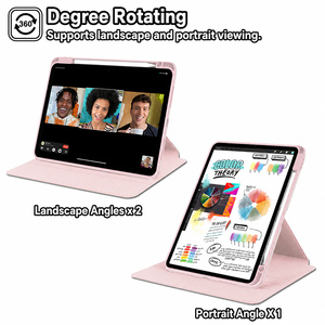 C0100 360 °   Étui rotatif pour <span class=keywords><strong>Huawei</strong></span> <span class=keywords><strong>Mate</strong></span> <span class=keywords><strong>Pad</strong></span> SE11 2024, protection avec coussin d'air aux quatre coins pour iPad Pro13 2024 - Product Image 4