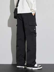 <span class=keywords><strong>Pantaloni</strong></span> da paracadutista da esterno plissettato di alta qualità da <span class=keywords><strong>uomo</strong></span> con nuova tela Casual da alpinismo elastica a forma rilassata - Product Image 4