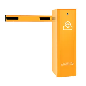 24v Dc Brushless Motor Barrier Gate System Car Fence Automated Intelligent Barrier Rod Rfid Automatic Boom Barrier Gate