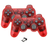 Manette de jeu double sans fil Bluetooth avec boutons tactiles, sans vibration, modèle X706WD, pour Android TV Box, interface USB, pour jouer aux jeux