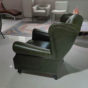 Hiện Đại Cao cấp Ý Cổ Điển Duy Nhất Ghế Da Phong Cách Trung Cổ Chủ Tịch Ghế Cho Phòng Khách Cho Xì gà Phòng chờ - Product Image 6