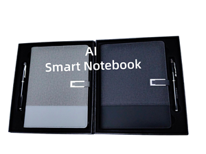 สมุดบันทึกอัจฉริยะ AI พร้อมปากกาดิจิทัลและลำโพง ชุดของขวัญคริสต์มาสสำหรับสำนักงาน พร้อมโลโก้สั่งทำได้ - Product Image 1