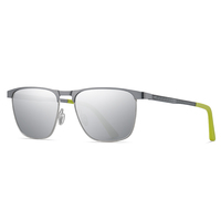 Lunettes de soleil polarisées carrées en aluminium et magnésium pour homme, lunettes de soleil de conduite UV400 pour hommes, verres TAC, Gafas De Sol Polarizadas