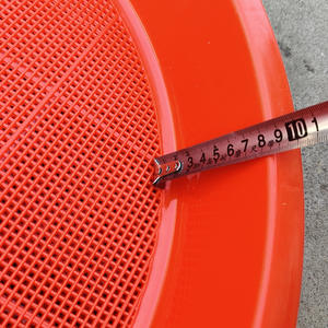 Cesta de drenaje de plástico redonda para el hogar, tamiz de plástico grande para limpieza de verduras, Cubo de tamiz redondo de drenaje ahuecado - Product Image 2