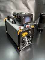 Pompe LPW-500 500W avec télécommande, laser invisible personnalisé DIY avec lentille 50x, chargeur et trépied