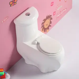 Kindergarten ceramic toilet children's home cartoon early childhood toilet seat a variety of colors can be customized