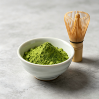 Poudre de Matcha de Qualité Cérémoniale en Boîte de 30g, Marque Privée OEM, HALAL, Vente en Gros, Emballage Personnalisé, Poudre de Thé Vert