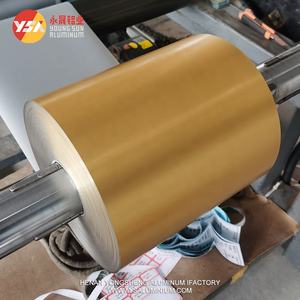 8011 H22 Qualité Alimentaire Boîte À Lunch Matériel <span class=keywords><strong>Or</strong></span> Feuille D'aluminium Jumbo Rouleaux pour Boîte À Lunch Sans Rides/Café <span class=keywords><strong>Capsule</strong></span> - Product Image 2