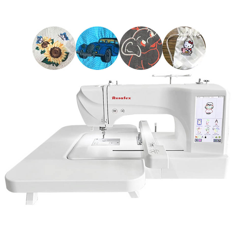 Es6 Home Computer Integrated Sewing Machine with 96 Types Embroidery Design Chain Stitch Formation Single Needle