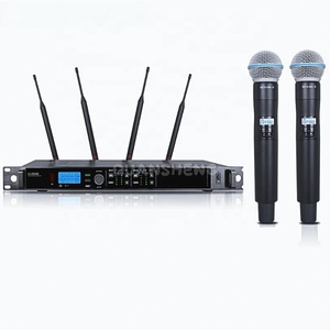 Sistema de Micrófono Inalámbrico Profesional ULXD4D de Metal, 2 Canales, Beta58 Ksm8, para Actuaciones en Escenario y Canto - Product Image 2